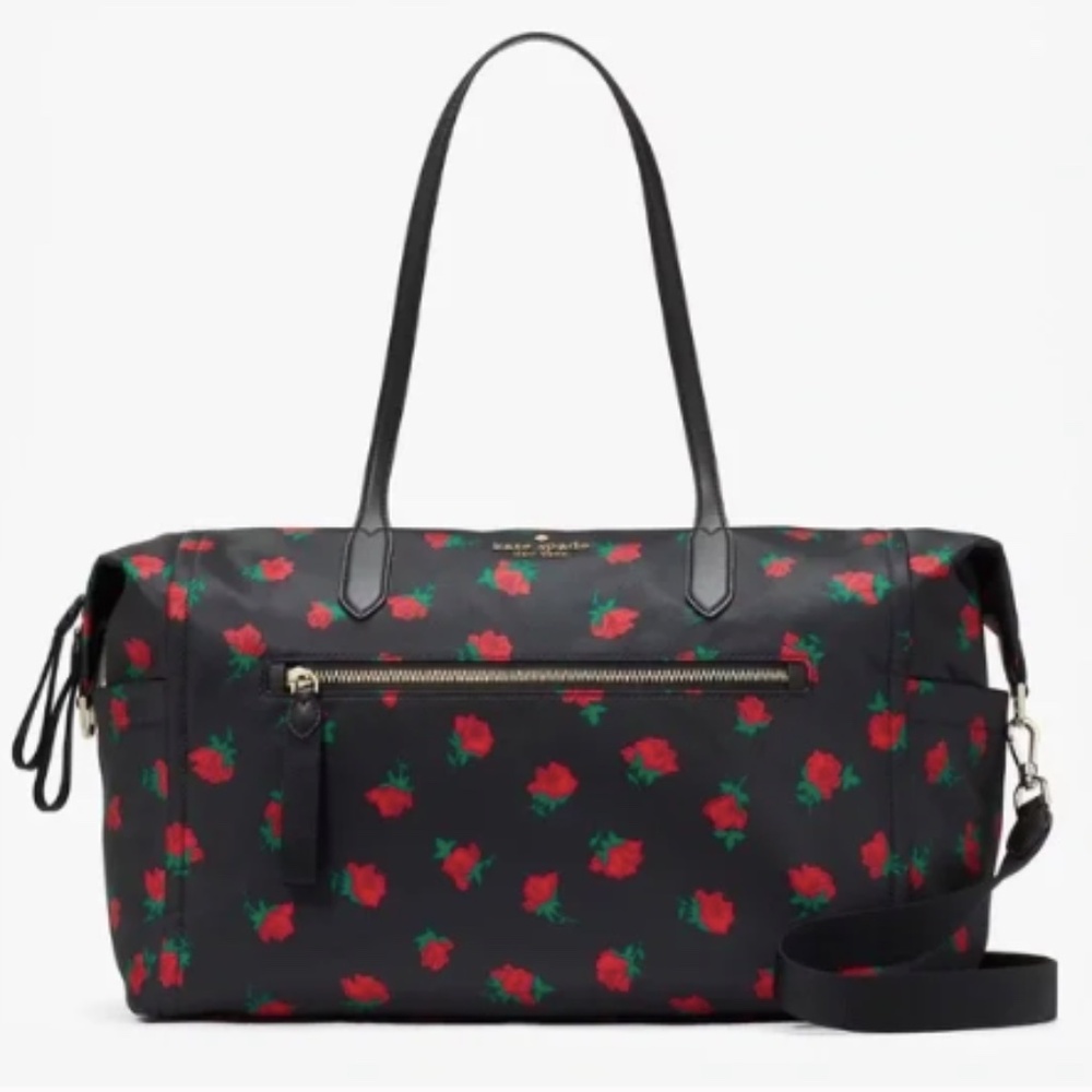 Kate spade weekender rose toss print